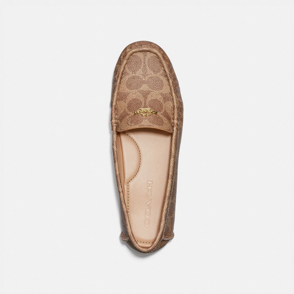 Brown Women Coach Marley Driver Loafers | MY_CH81842