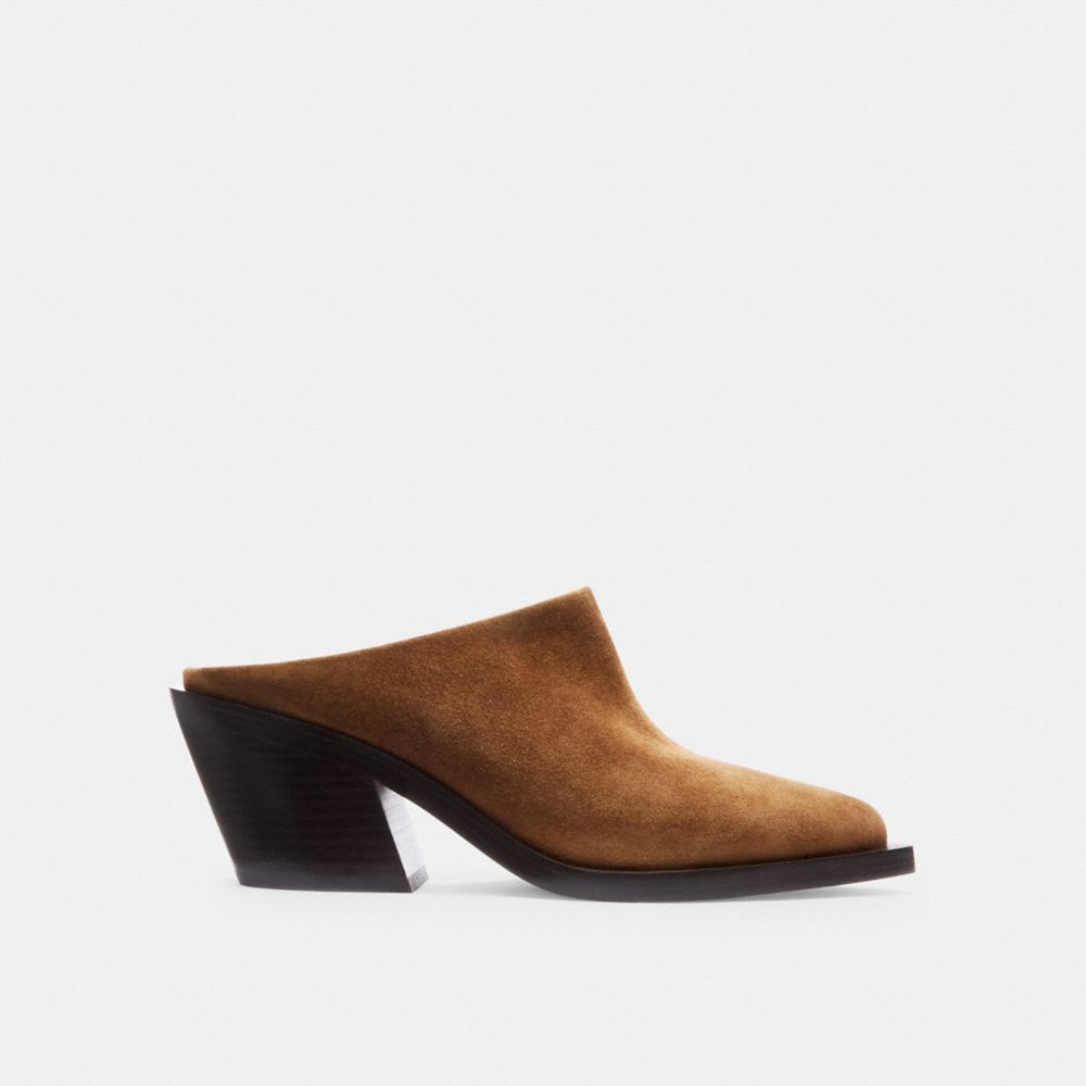 Brown Women Coach Paloma Coconut Mules | MY_CH39869