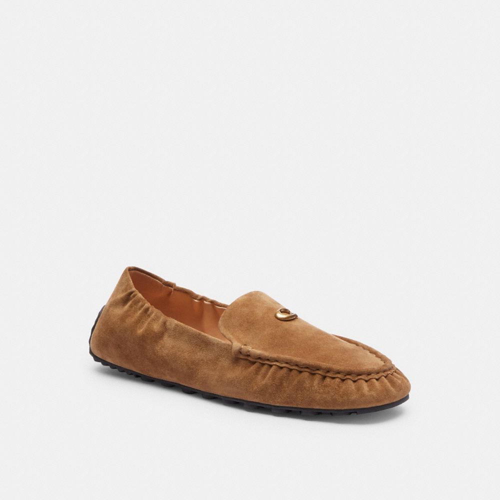 Brown Women Coach Ronnie Coconut Loafers | MY_CH21403