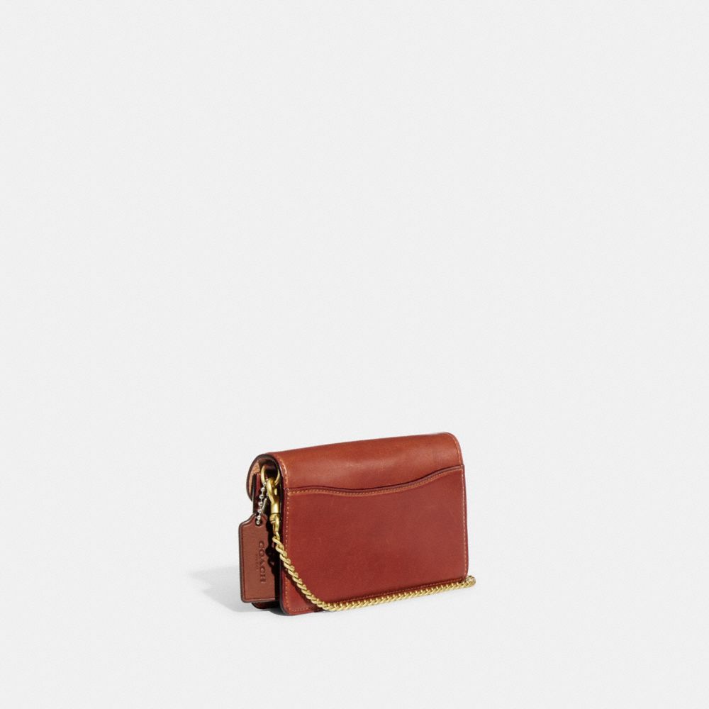 Brown / Red Women Coach Tabby Crossbody In Signature Small Wallets | MY_CH26151