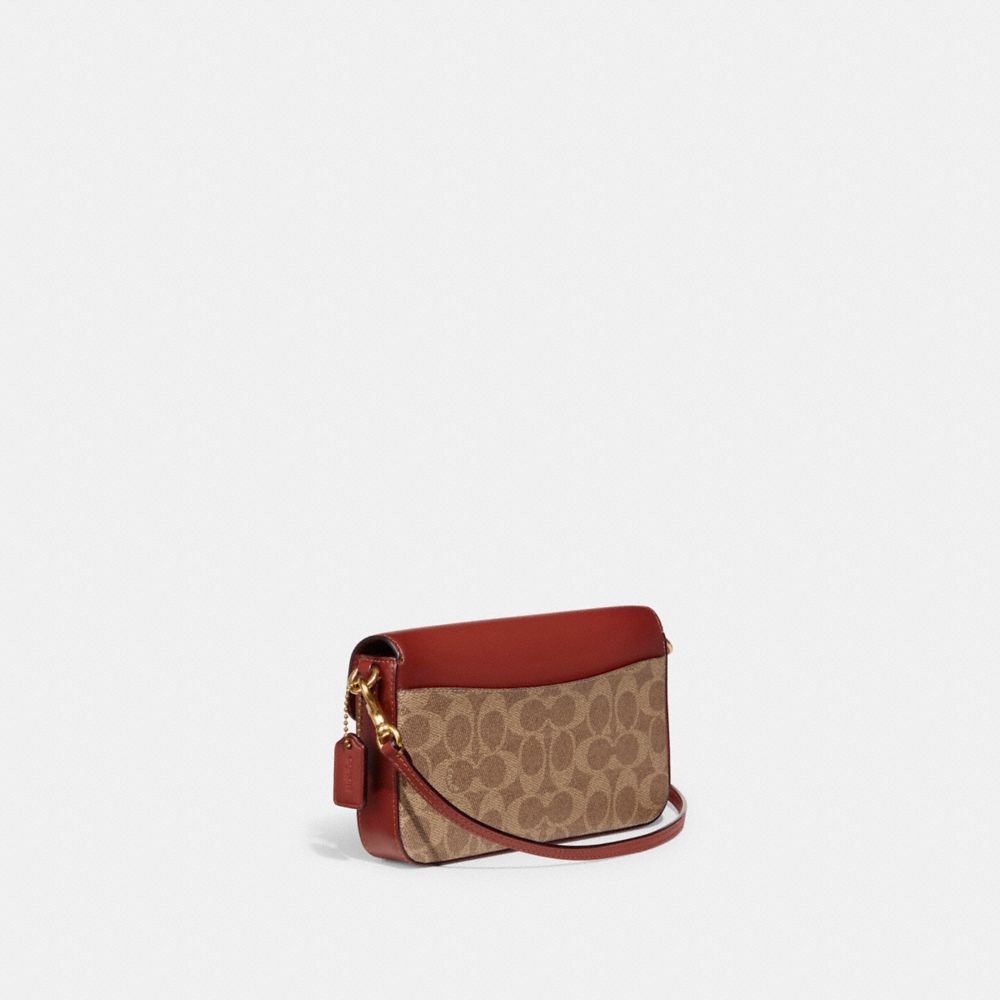 Brown / Red Women Coach Wyn In Signature Crossbody Bags | MY_CH41148