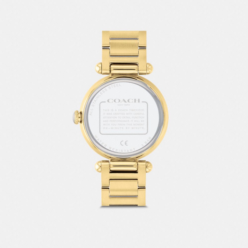 Gold Women Coach Cary 34 Mm Watches | MY_CH59853