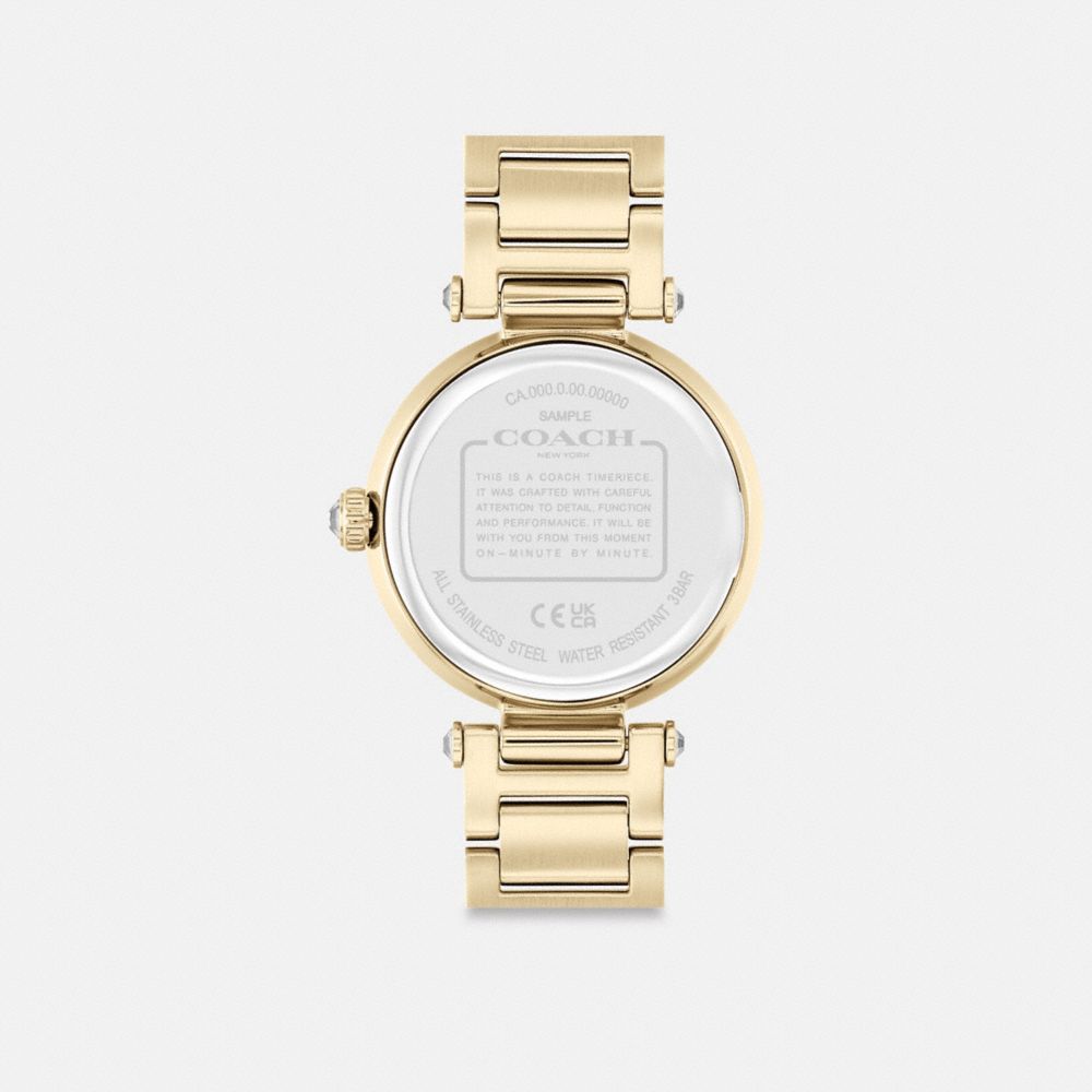 Gold Women Coach Cary 34 Mm Watches | MY_CH45415