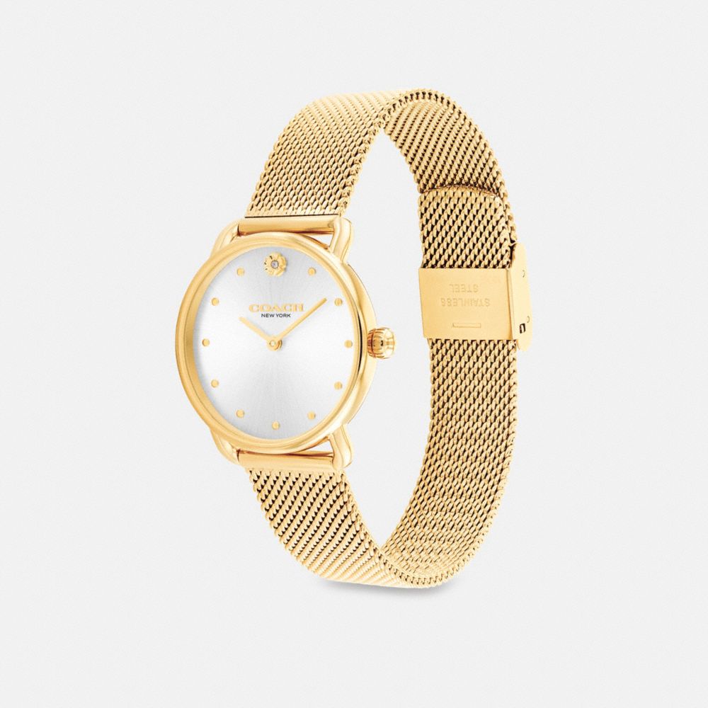 Gold Women Coach Elliot 28 Mm Watches | MY_CH34952