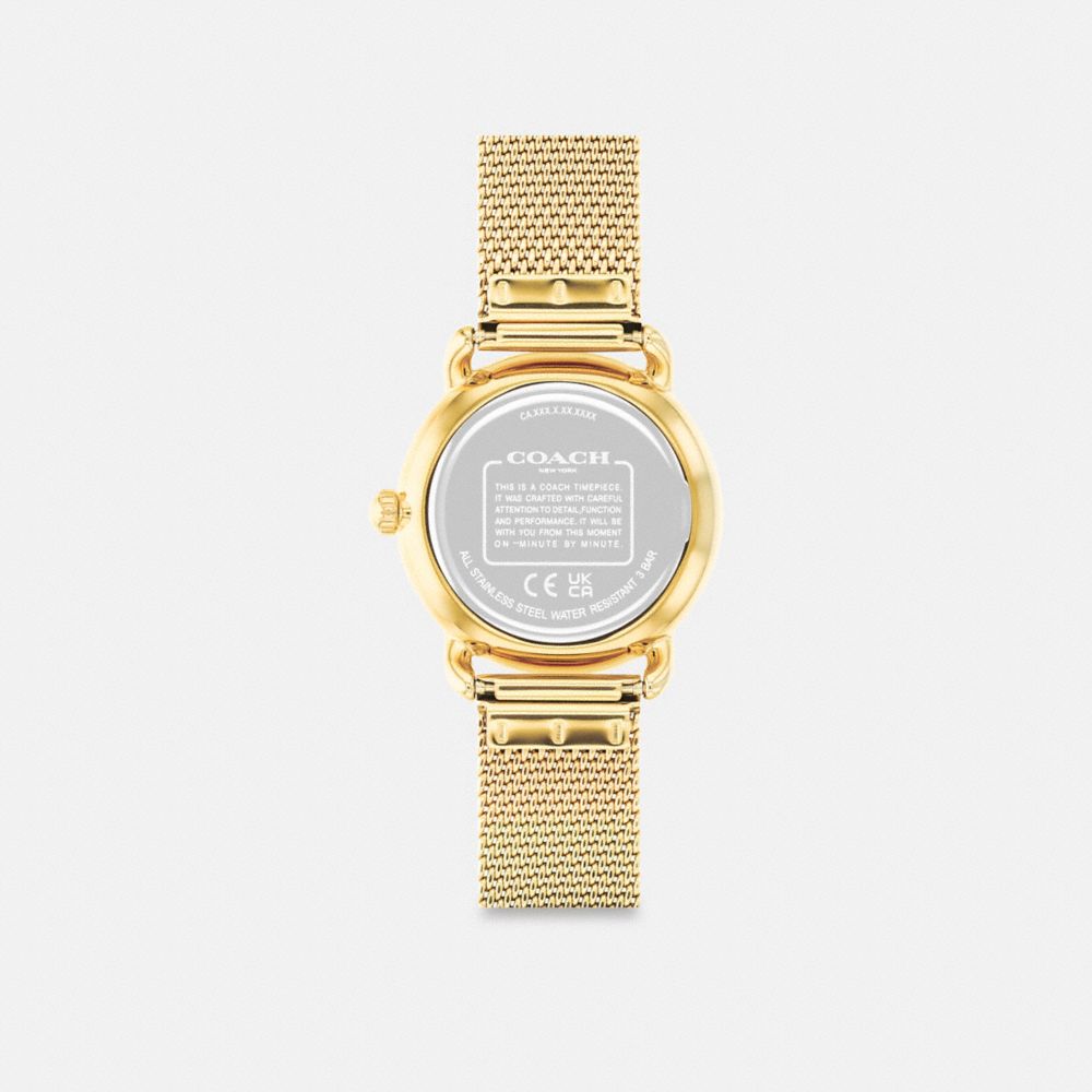 Gold Women Coach Elliot 28 Mm Watches | MY_CH34952