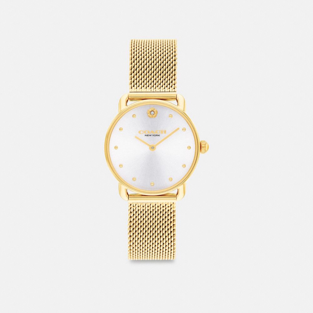 Gold Women Coach Elliot 28 Mm Watches | MY_CH34952