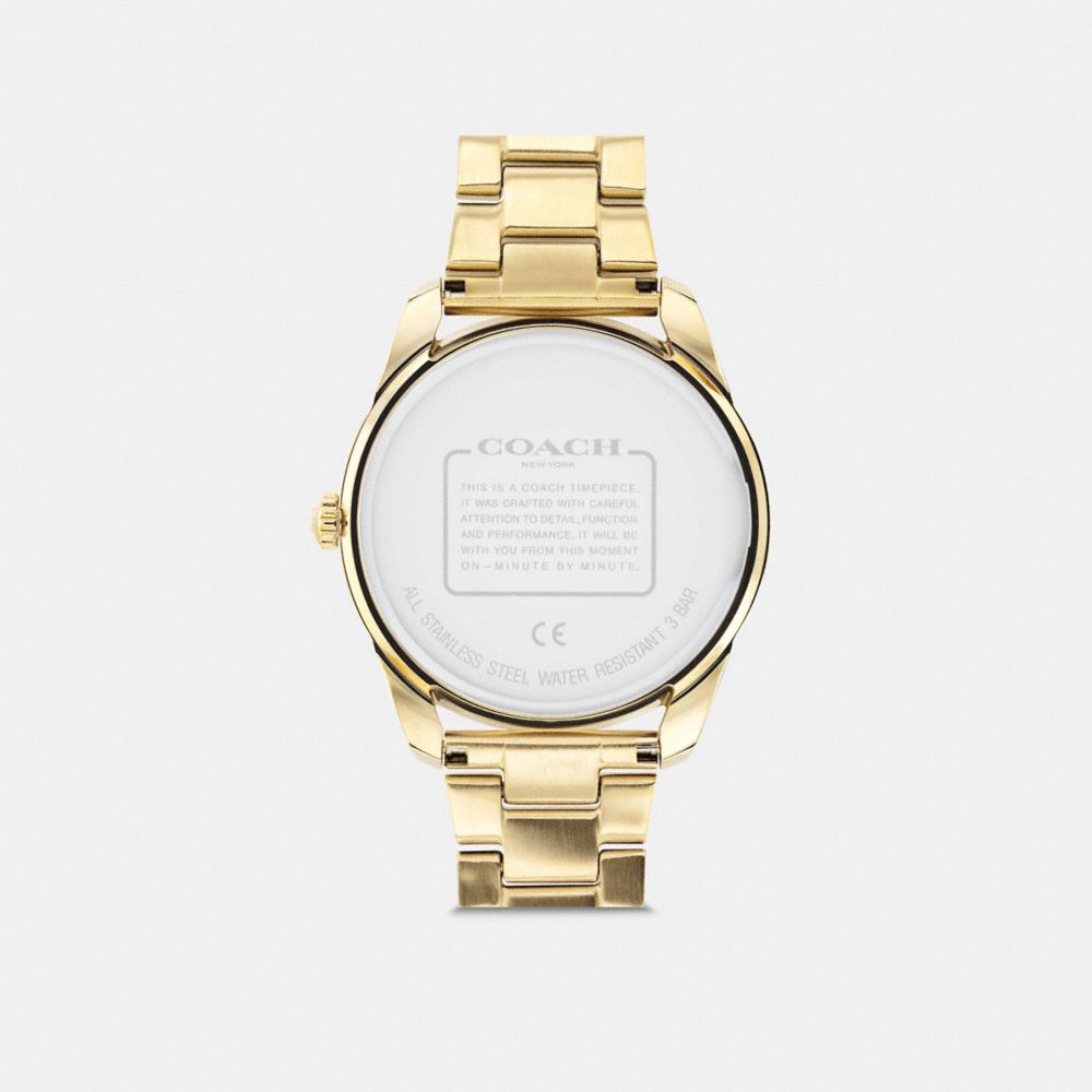 Gold Women Coach Preston 36 Mm Watches | MY_CH45671