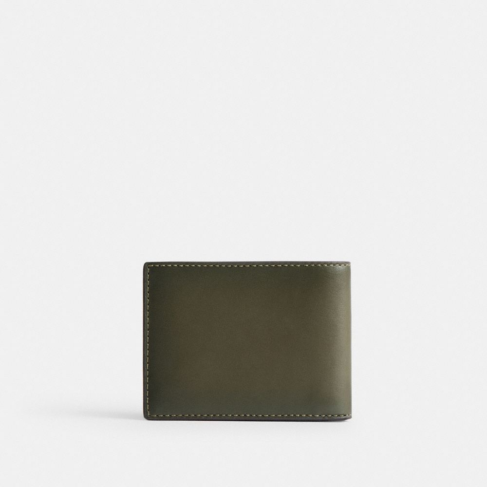 Green Men Coach Slim Billfold Wallet Billfolds | MY_CH42145