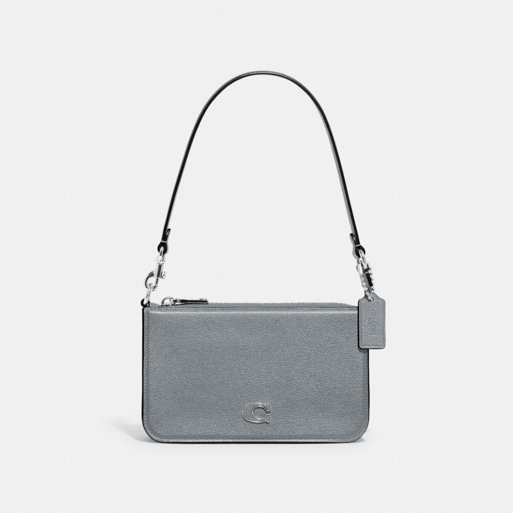 Grey Blue Men Coach With Signature Pouches | MY_CH27702