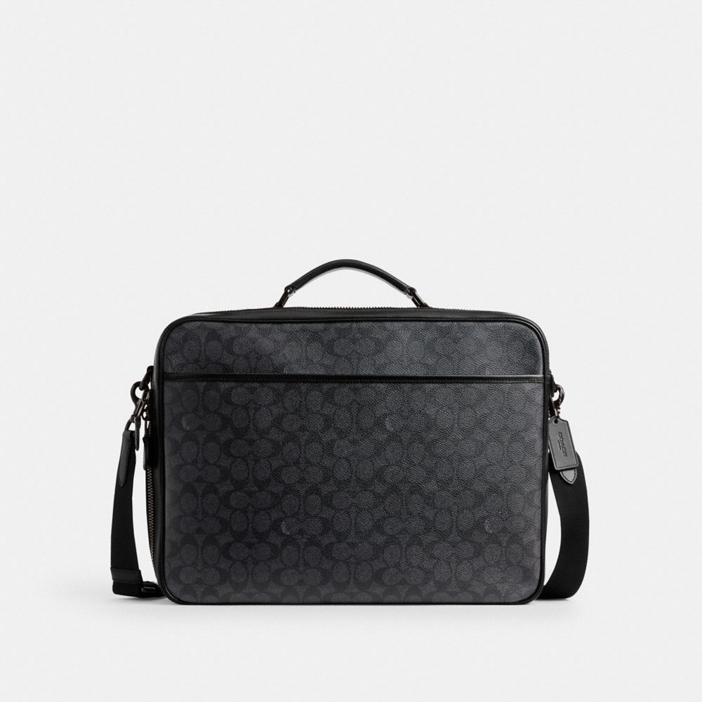 Grey Men Coach Gotham Convertible In Signature Briefcase | MY_CH69320