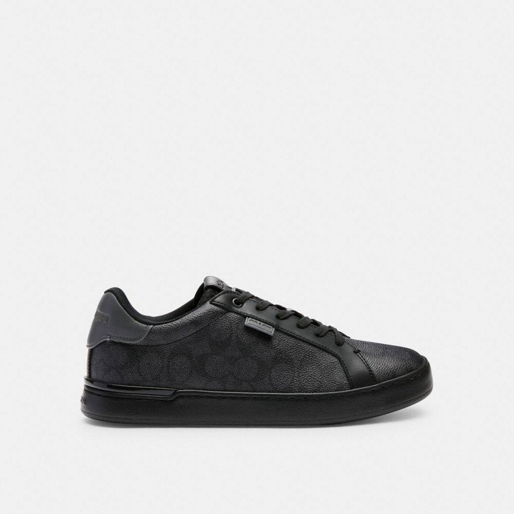 Grey Men Coach Lowline Low Top In Signature Sneakers | MY_CH47455