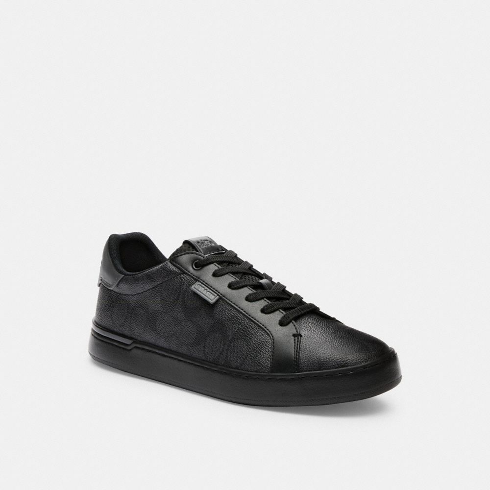 Grey Men Coach Lowline Low Top In Signature Sneakers | MY_CH47455