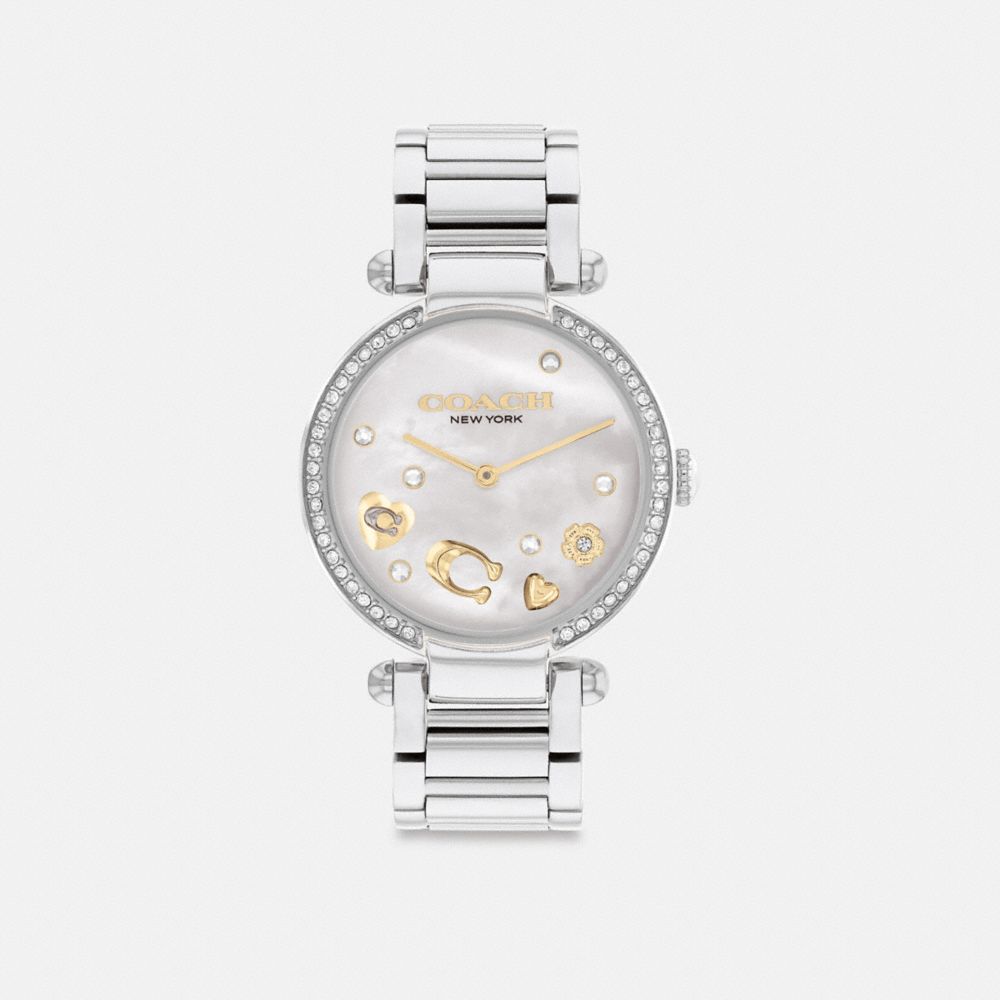 Grey Women Coach Cary 34 Mm Stainless Steel Watches | MY_CH24384