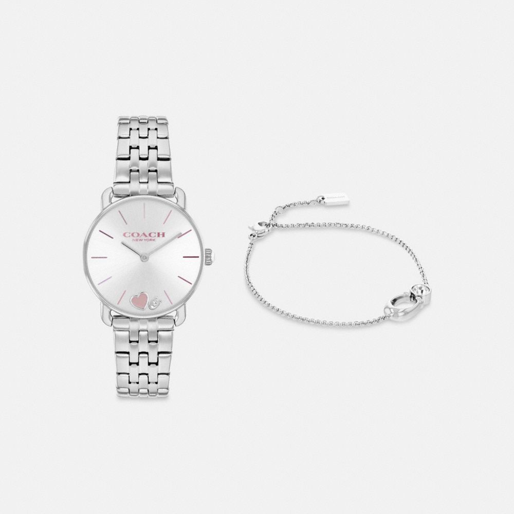 Grey Women Coach Elliot Gift Set 28 Mm Stainless Steel Watches | MY_CH82238