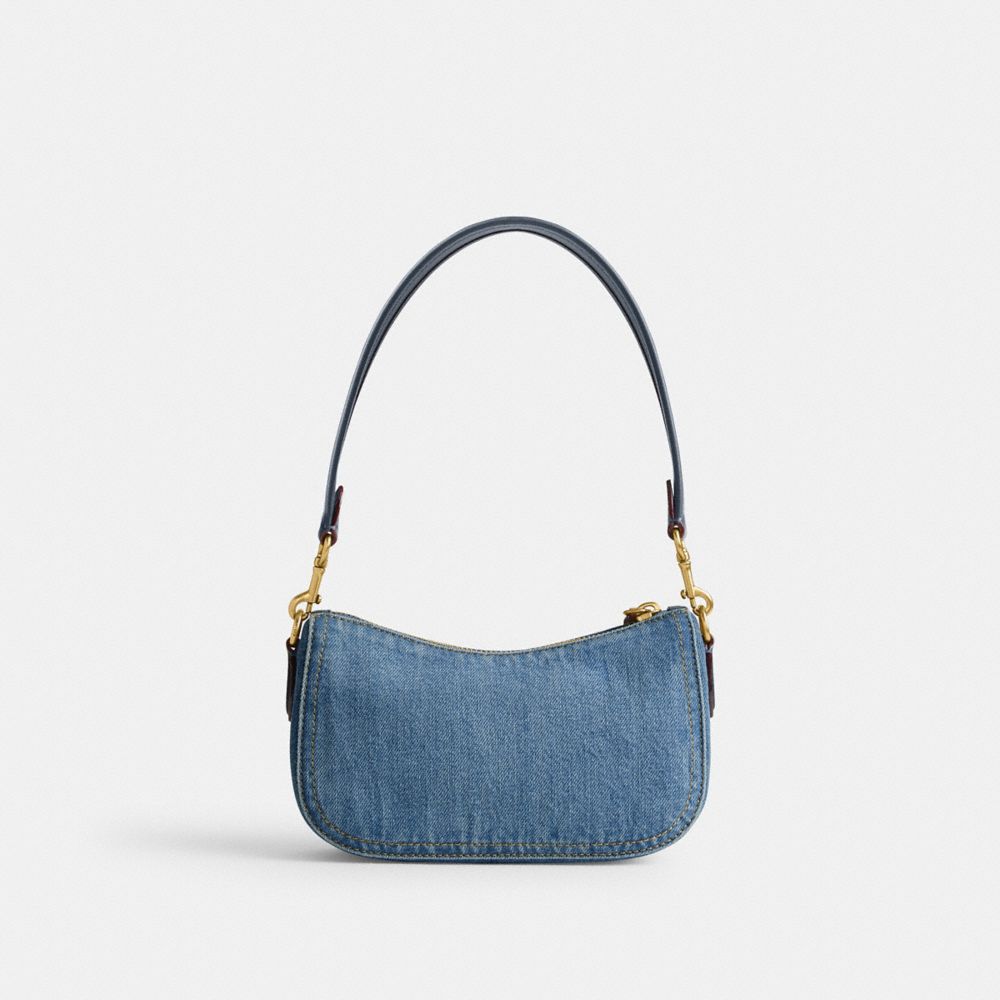 Indigo Women Coach Swinger 20 Brass Shoulder Bags | MY_CH99020