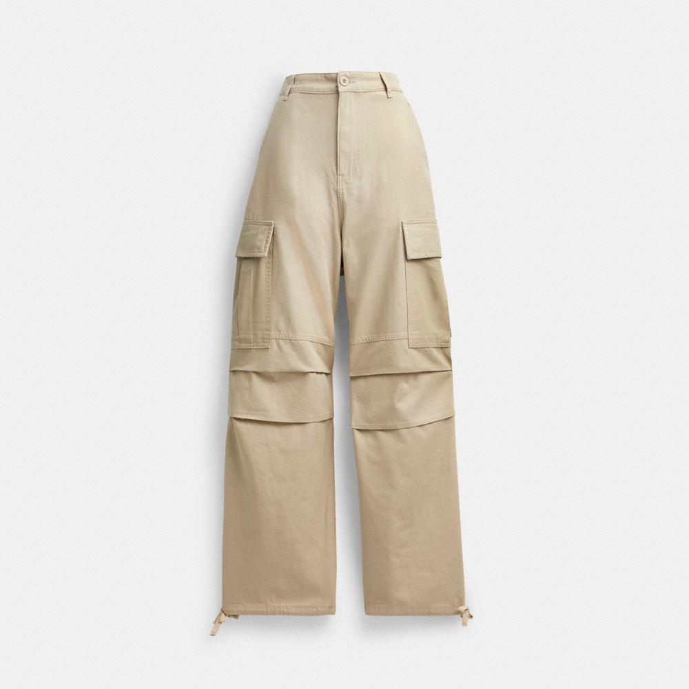 Khaki Men Coach Cargo Pants | MY_CH91408