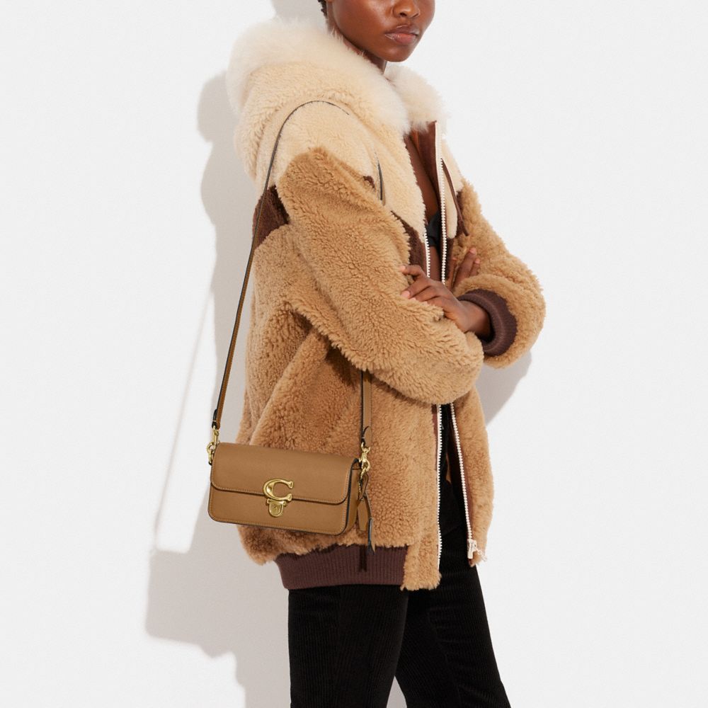 Light Brown Women Coach Studiouette Glovetanned Leather Crossbody Bags | MY_CH20192