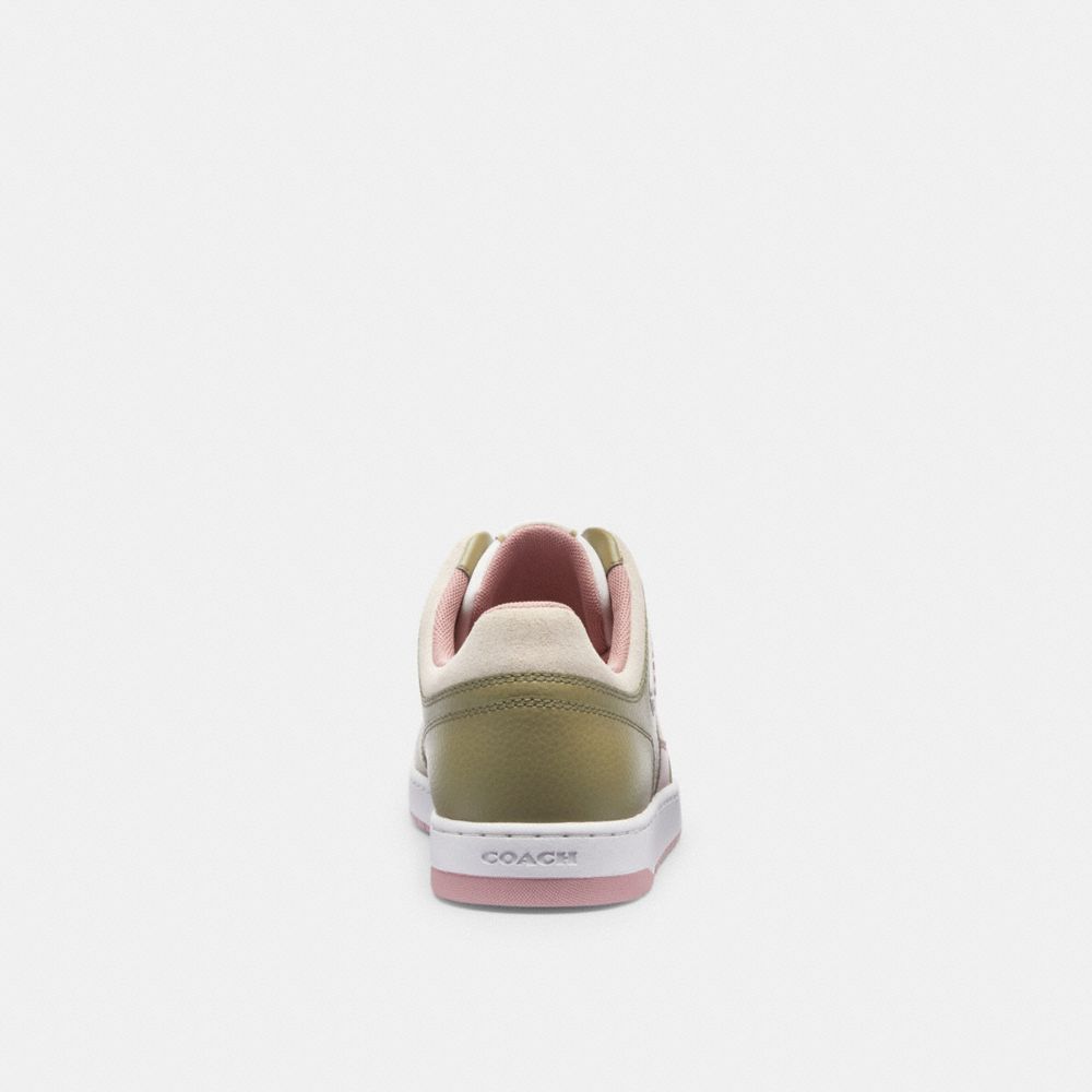 Light Rose Women Coach C201 Low Top Moss Sneakers | MY_CH85346