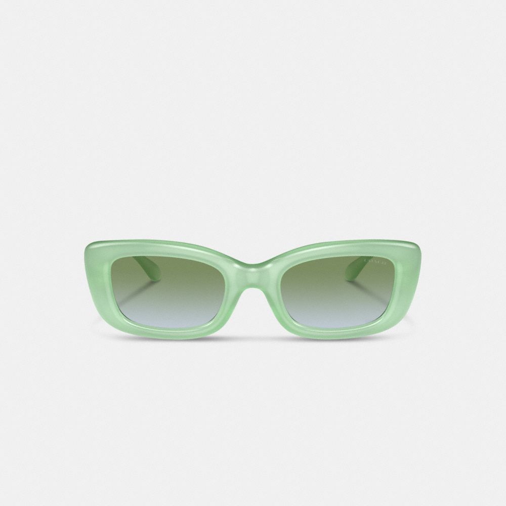 Mint Women Coach Pillow Tabby Narrow Rectangle Mint Sunglasses | MY_CH99840