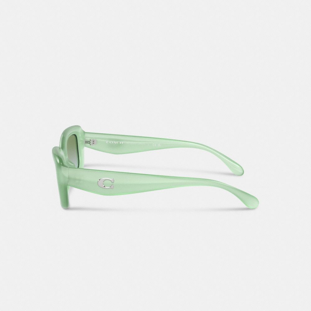 Mint Women Coach Pillow Tabby Narrow Rectangle Mint Sunglasses | MY_CH99840