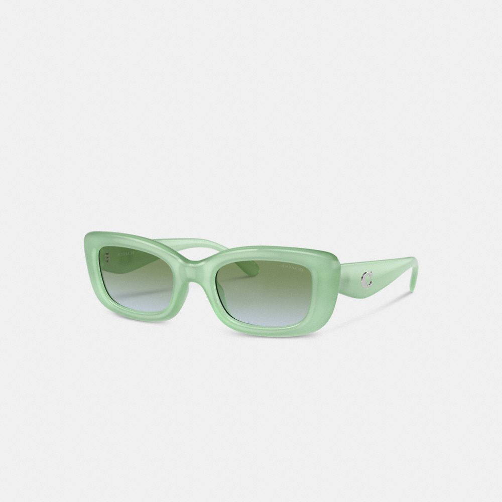 Mint Women Coach Pillow Tabby Narrow Rectangle Mint Sunglasses | MY_CH99840