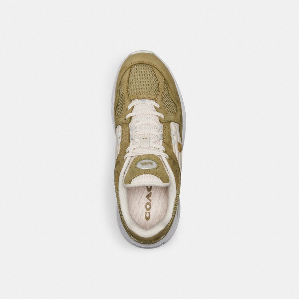 Olive Women Coach C301 Moss Sneakers | MY_CH50358