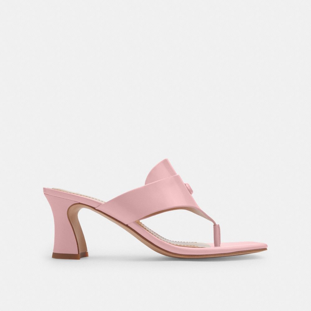 Pink Women Coach Bree Soft Sandals | MY_CH55606