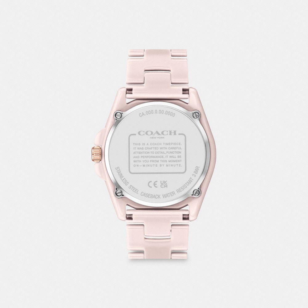 Pink Women Coach Greyson 36 Mm Blush Watches | MY_CH15400