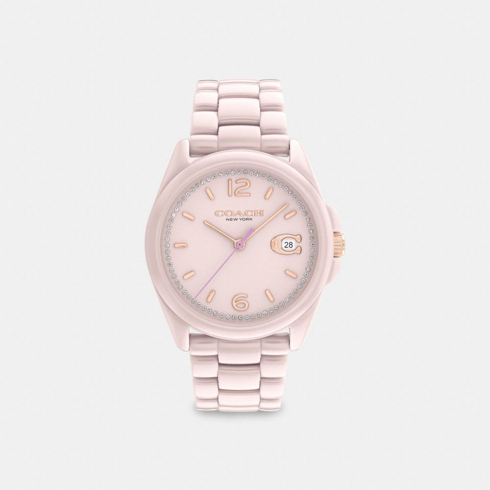 Pink Women Coach Greyson 36 Mm Blush Watches | MY_CH15400