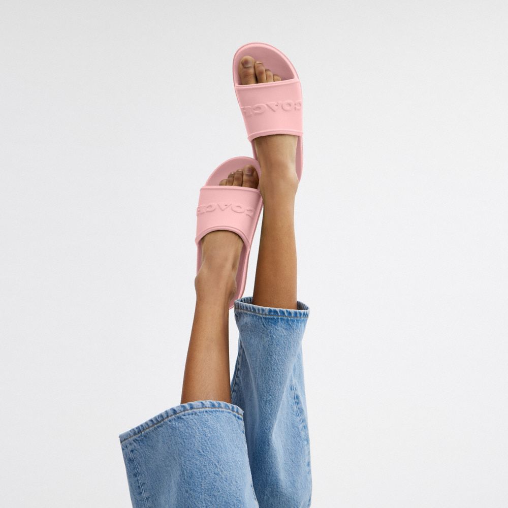 Pink Women Coach Jesse Bubblegum Sandals | MY_CH15680