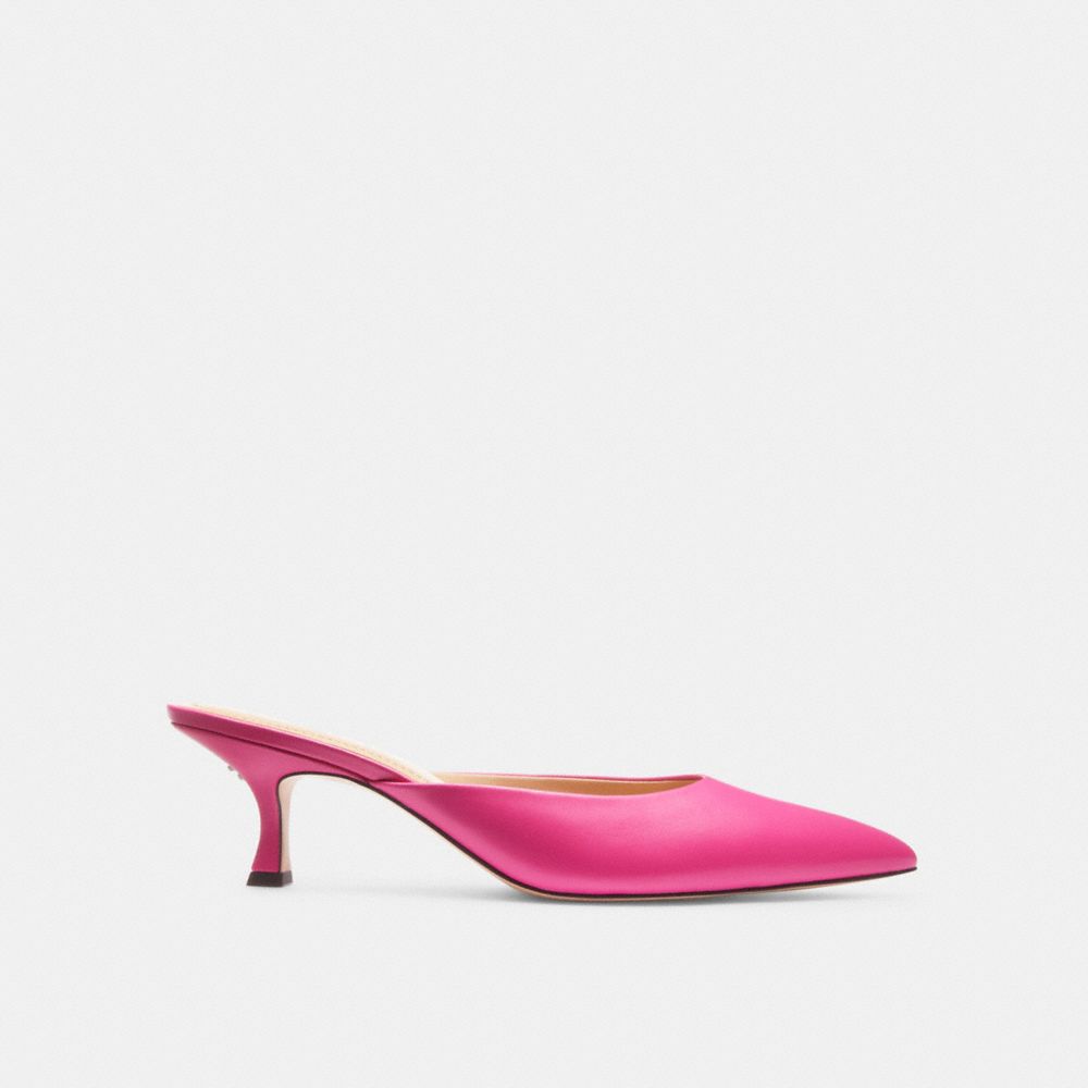 Pink Women Coach Renn Bright Fuschia Mules | MY_CH92848