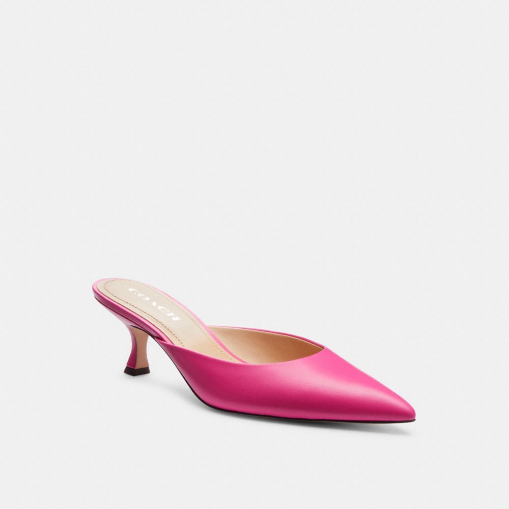 Pink Women Coach Renn Bright Fuschia Mules | MY_CH92848