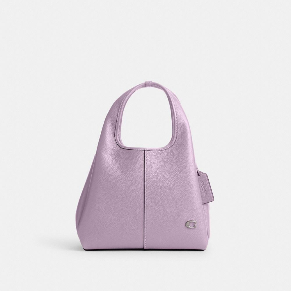 Purple Women Coach Lana Shoulder 23 Polished Pebble Leather Crossbody Bags | MY_CH69499