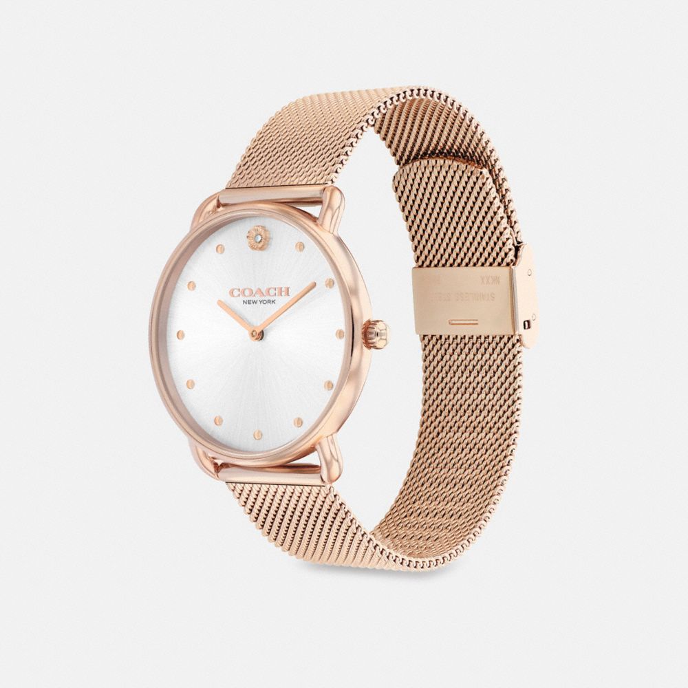 Rose Gold Women Coach Elliot 36 Mm Watches | MY_CH67281