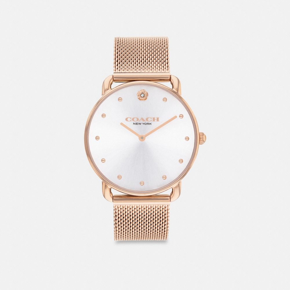 Rose Gold Women Coach Elliot 36 Mm Watches | MY_CH67281