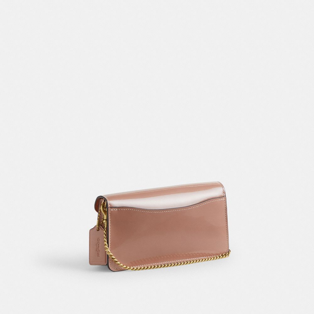 Rose Women Coach Tabby Chain In Signature Leather Patent Leather Crossbody Bags | MY_CH51116