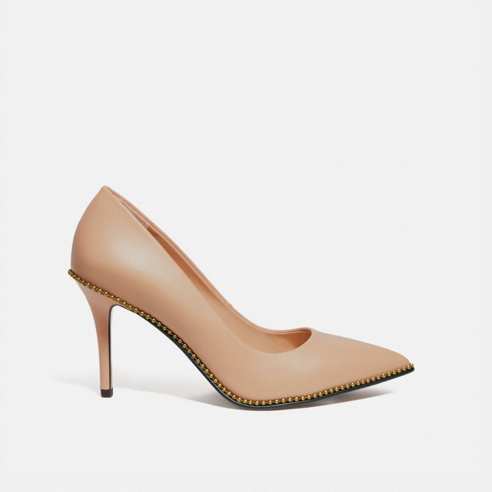 Rose Women Coach Waverly Leather Pumps | MY_CH48944