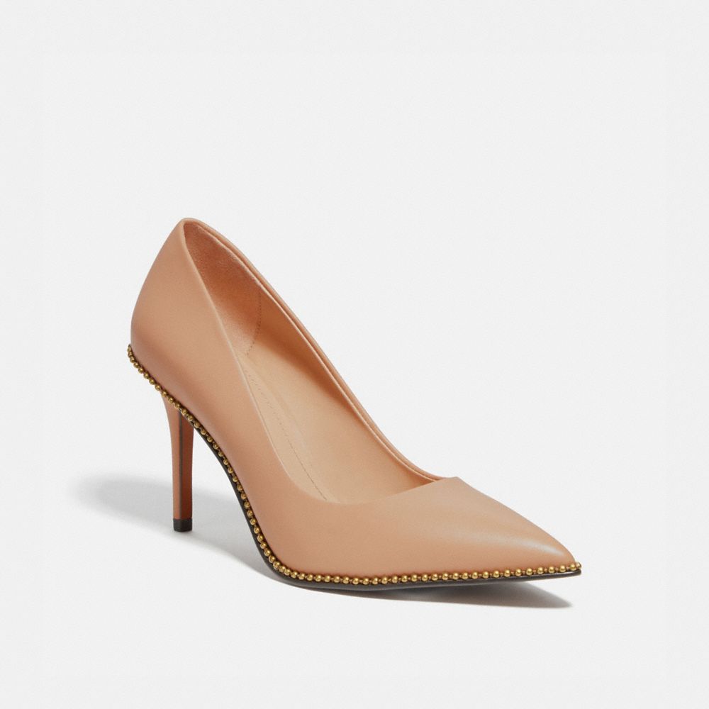 Rose Women Coach Waverly Leather Pumps | MY_CH48944