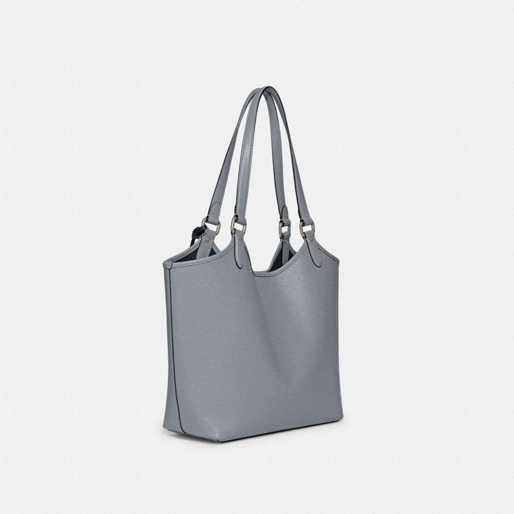 SGrey Blue Women Coach Day Tote Bag | MY_CH72477