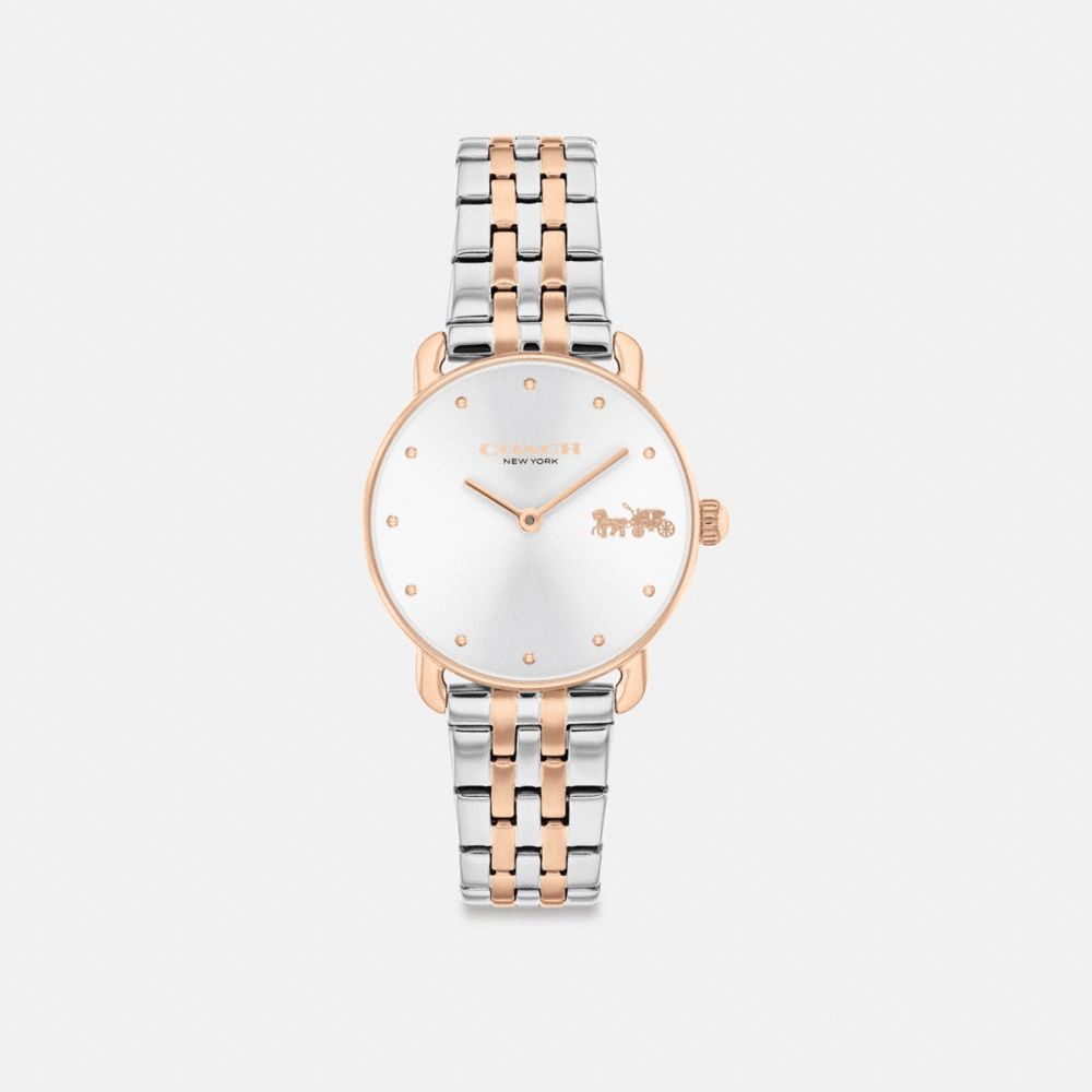 Silver Women Coach Elliot 28 Mm Watches | MY_CH35896