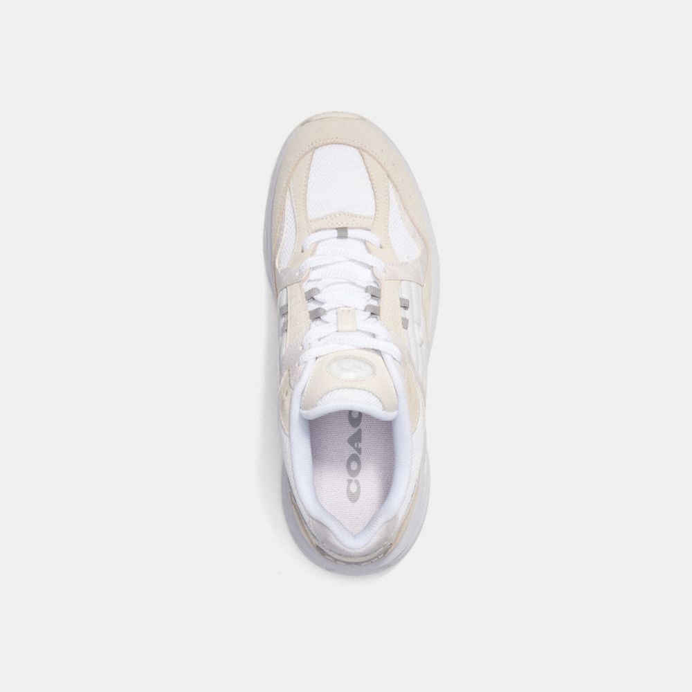 White Men Coach C301 With Signature Canvas Chalk Sneakers | MY_CH58622