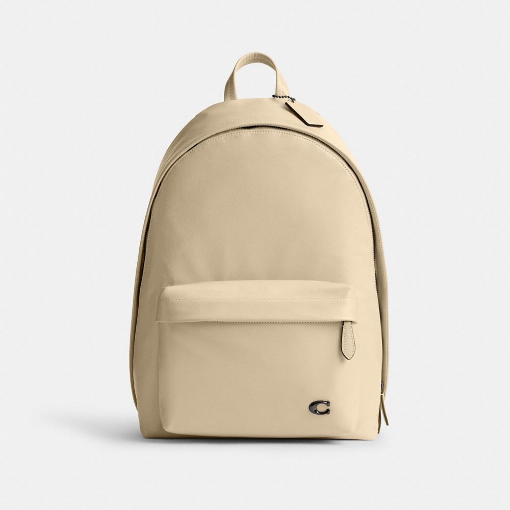 White Men Coach Hall Backpacks | MY_CH64990