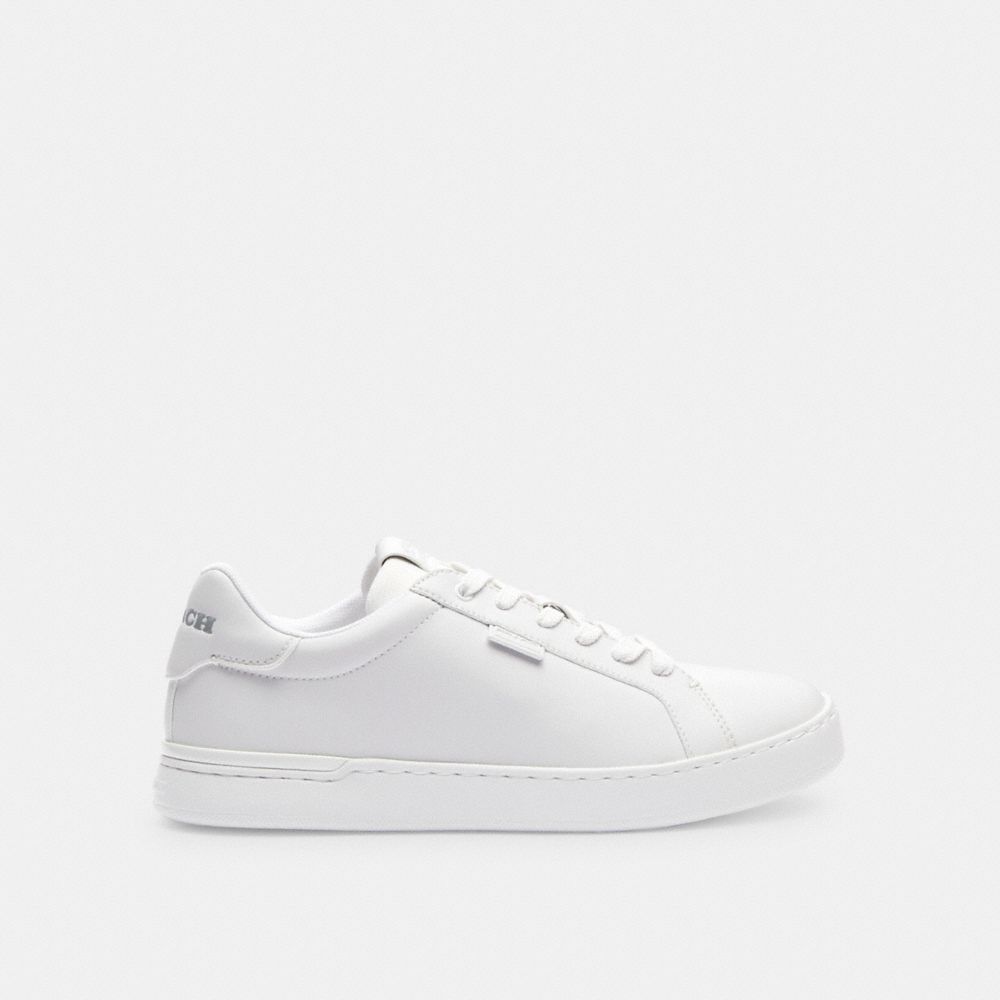 White Men Coach Lowline Low Top Optic Sneakers | MY_CH33889