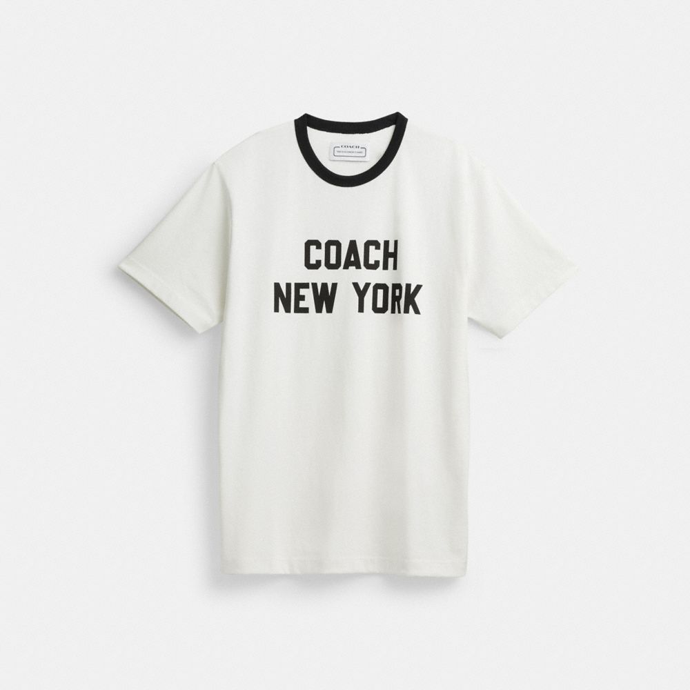 White Men Coach New York T Shirts | MY_CH87447