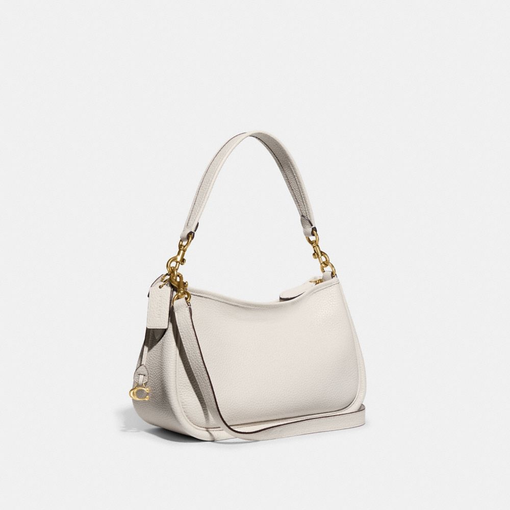 White Women Coach Cary Pebble Leather Crossbody Bags | MY_CH46673