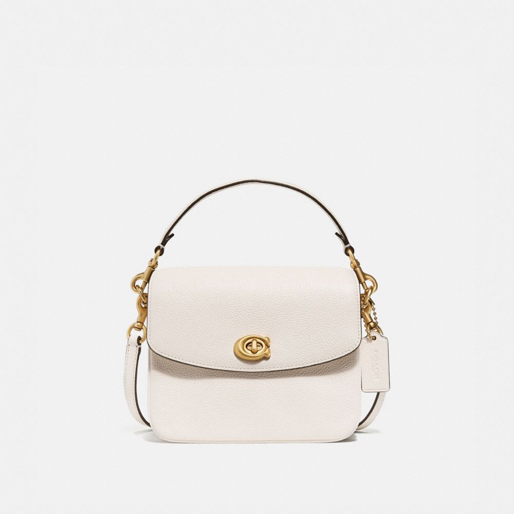 White Women Coach Cassie 19 Leather Crossbody Bags | MY_CH85555