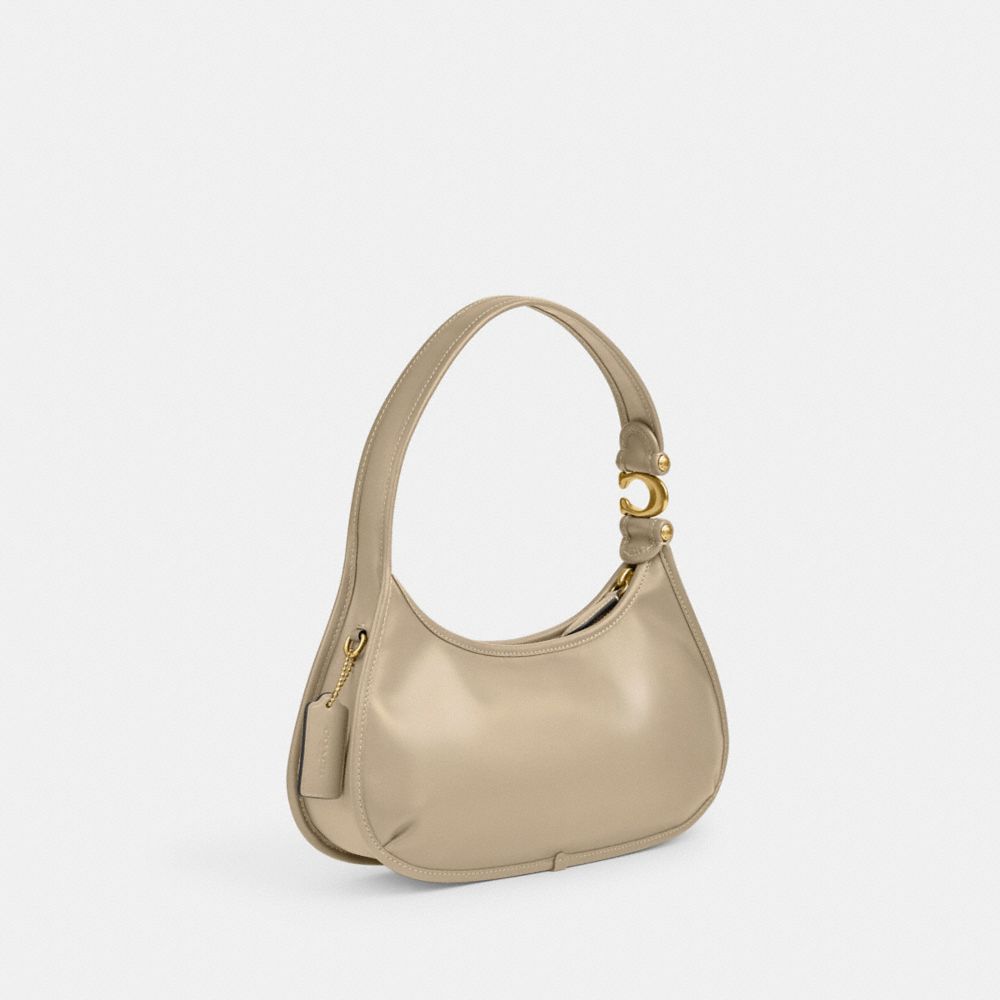 White Women Coach Eve Brass Shoulder Bags | MY_CH30354