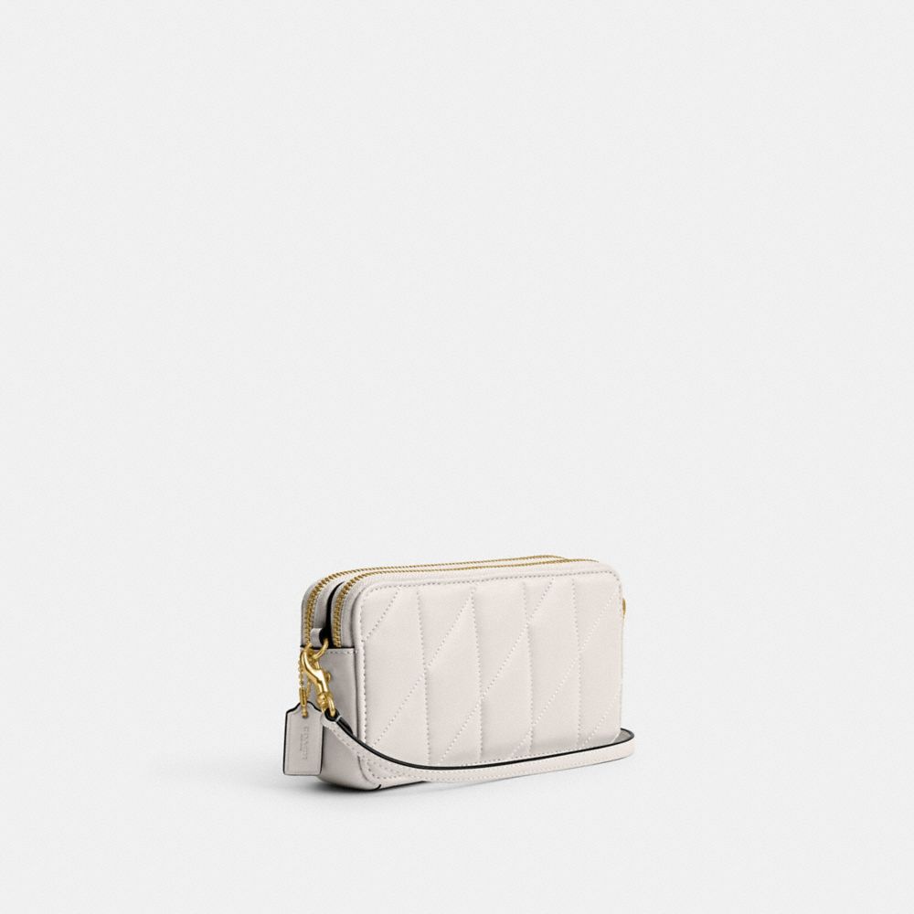 White Women Coach Kira With Pillow Quilting Nappa Leather Crossbody Bags | MY_CH93265