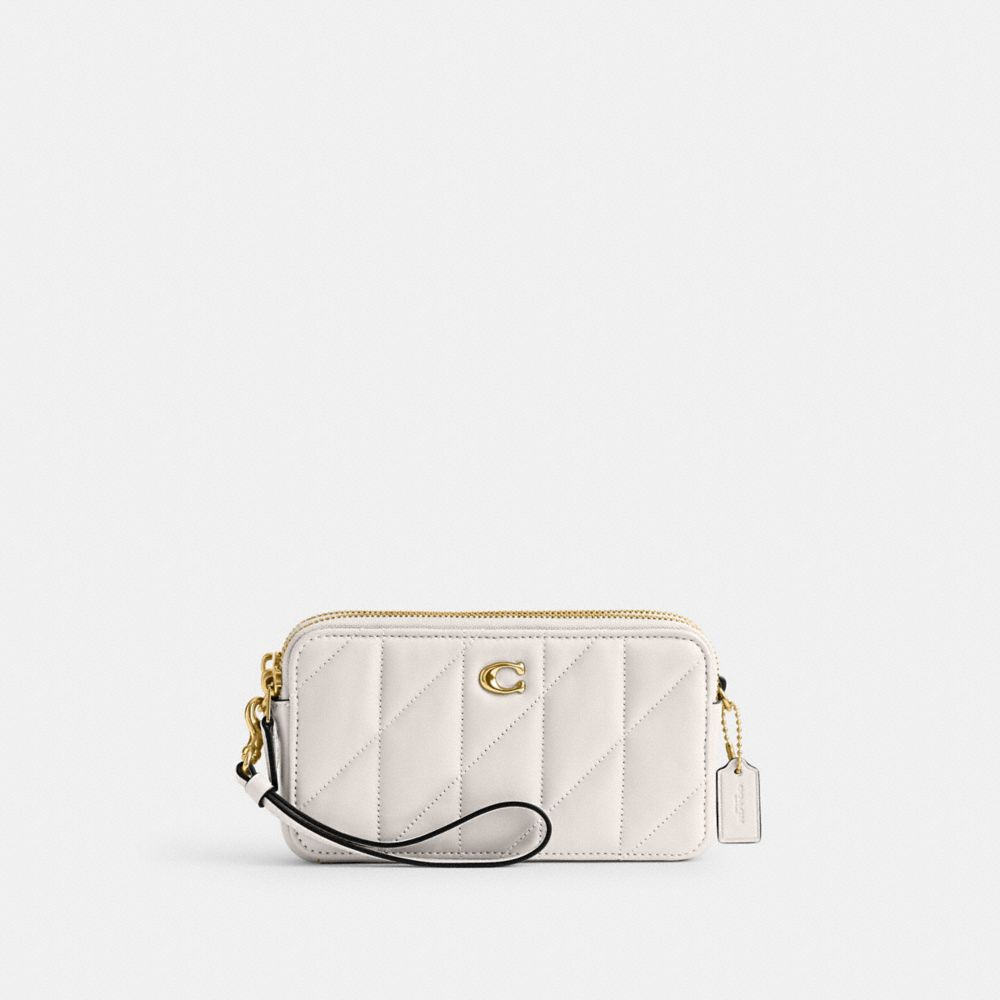 White Women Coach Kira With Pillow Quilting Nappa Leather Crossbody Bags | MY_CH93265