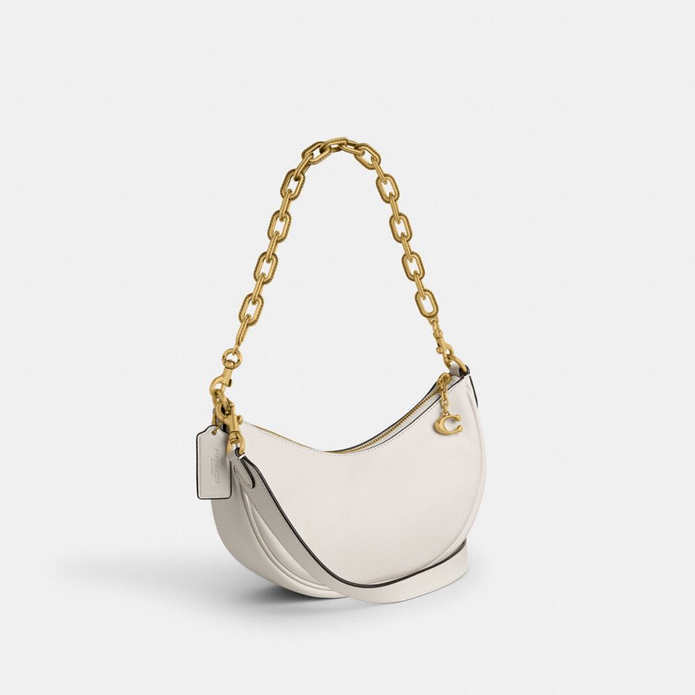 White Women Coach Mira Brass Shoulder Bags | MY_CH31504